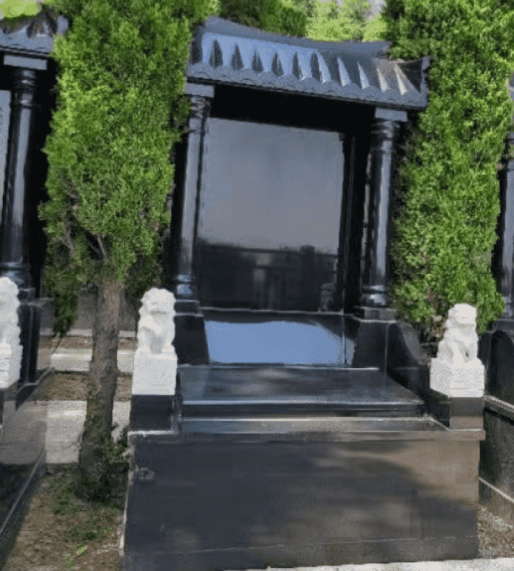 西安霸陵公墓官网艺术立碑墓型7号