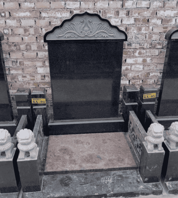 西安霸陵公墓官网传统立碑墓型4号