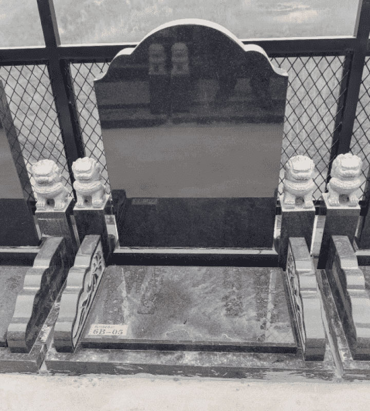 西安霸陵公墓官网传统立碑墓型3号